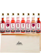 Premium Miniature Flavoured Cocktails Tasting Gift | I Love You Selection Box | 40ml Each (Pack of 8)