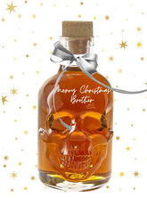 Merry Christmas Brother's Gift - Skull with Spiced Rum 500ml