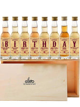 Birthday Gift Whisky Tasting Gift Set - UK - Ireland - USA - In Presentation Box - Pack of 8 - 46%