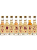 Christmas Gift Ideas - Whisky Tasting Gift Set - UK - Ireland - USA - In Presentation Box - Pack of 8 - 46%