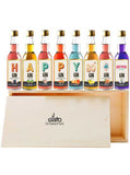 Happy 80th Birthday Gin Selection Gift Set - 8 Gin Flavour Varieties - (Pack of 8)