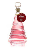 Pink Gin in Round Christmas Tree Shaped Glass Bottle - 250ML - 40%Vol