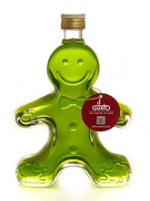 Lemon Vodka in Gingerbread Man Shaped Glass Bottle - 17.5%vol