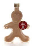 Vanilla Chocolate Liqueur in Gingerbread Man Shaped Glass Bottle - 18%Vol