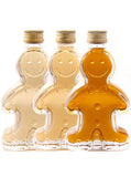 Gingerbread Man Creamy Liqueur Set 50ml x 3 Stocking Fillers