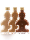 Gingerbread Man Creamy Liqueur Set 50ml x 3 Stocking Fillers
