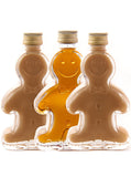 Gingerbread Man Creamy Liqueur Set 50ml x 3 Stocking Fillers