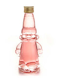 Pink Gin in Santa Shaped Glass Bottle - 100ML - 40%Vol
