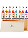 Happy 50th Birthday Gin Selection Gift Set - 8 Gin Flavour Varieties - (Pack of 8)