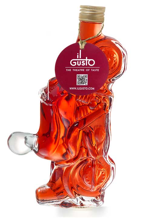 Motorbike Shaped 350ml Glass Bottle with Spanish Brandy 40% ABV