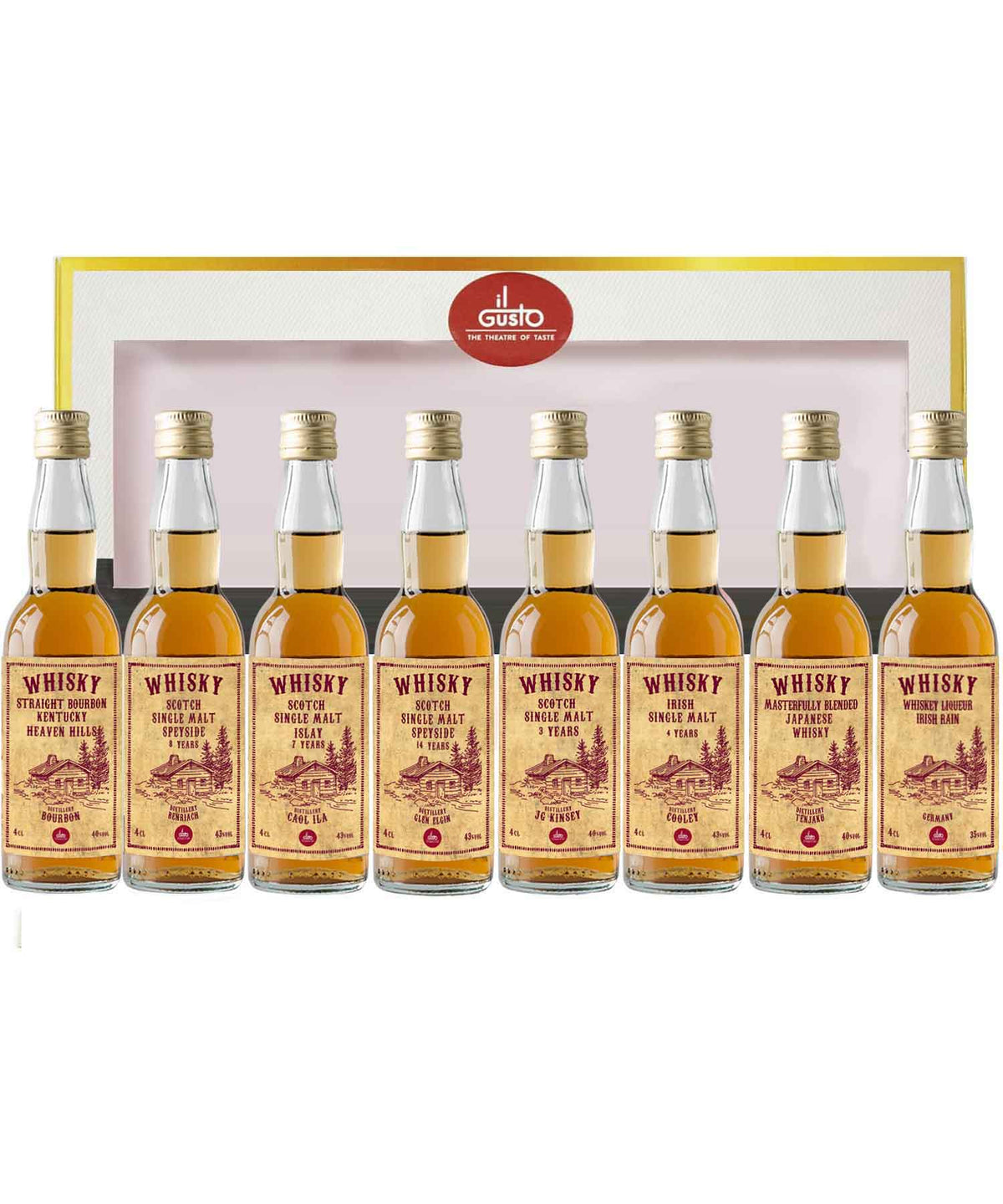 Miniature Whisky Gift Set ( Pack of 8 x 40ml )