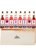 Premium Miniature Flavoured Cocktails Tasting Gift | I Love You Selection Box | 40ml Each (Pack of 8)