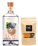 SOBER SPIRITS Non-Alcoholic 0.0% GIN (50cl) and INFUSE Pink Me Cocktail Mocktail Infusion Bags with Garnish