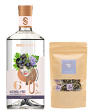 SOBER SPIRITS Non-Alcoholic 0.0% GIN (50cl) and INFUSE Pink Me Cocktail Mocktail Infusion Bags with Garnish