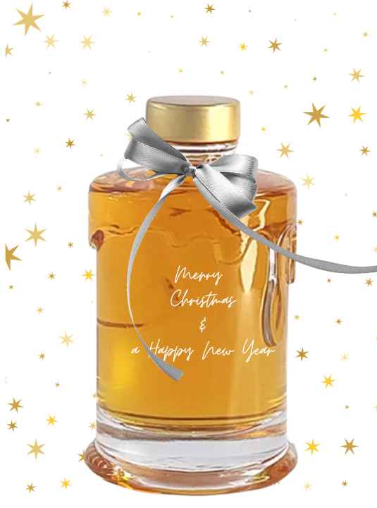 Christmas Family Candlelight Dinner - Candle with Salted Caramel Tequila 200ml - 40%ABV