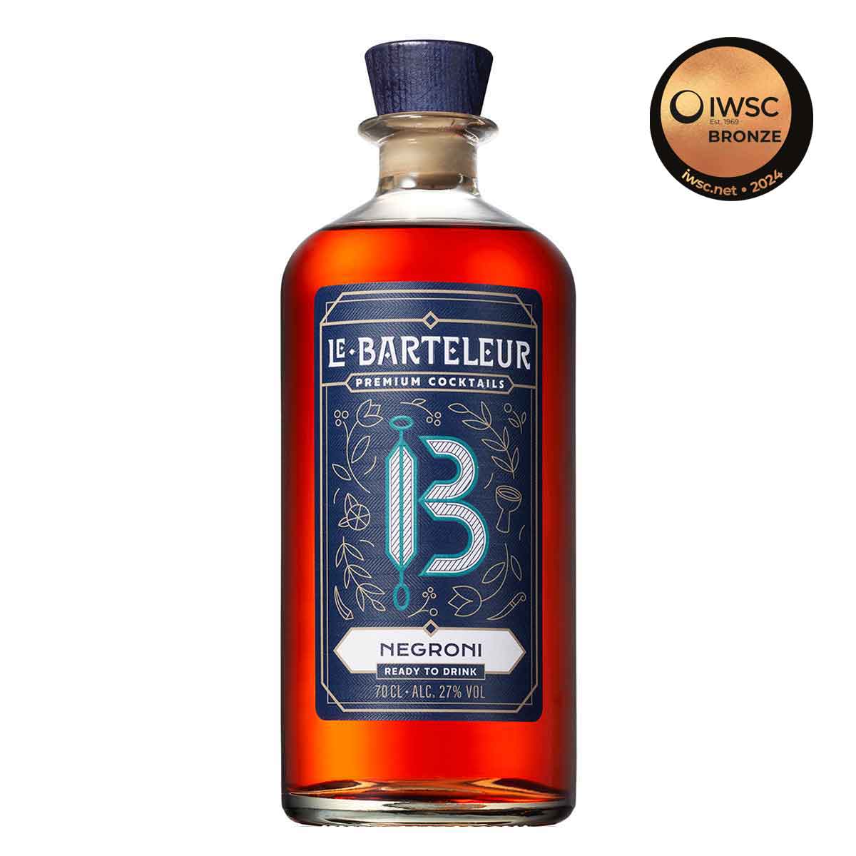 LE BARTELEUR Negroni - Premixed Cocktail - 27% ABV