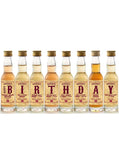 Birthday Gift Whisky Tasting Gift Set - UK - Ireland - USA - In Presentation Box - Pack of 8 - 46%