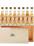 Birthday Gift Whisky Tasting Gift Set - UK - Ireland - USA - In Presentation Box - Pack of 8 - 46%