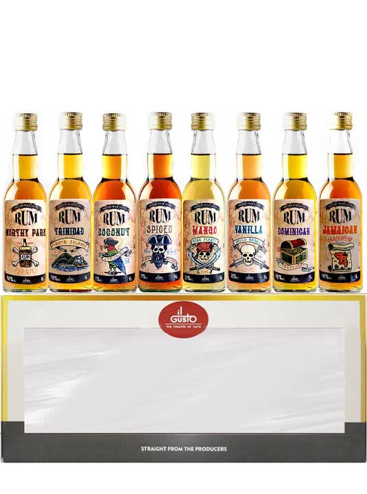 Miniature Rum Gift Set ( Pack of 8 x 40ml )