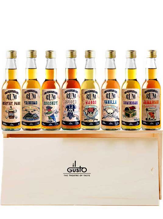 Miniature Rum Gift Set ( Pack of 8 x 40ml )