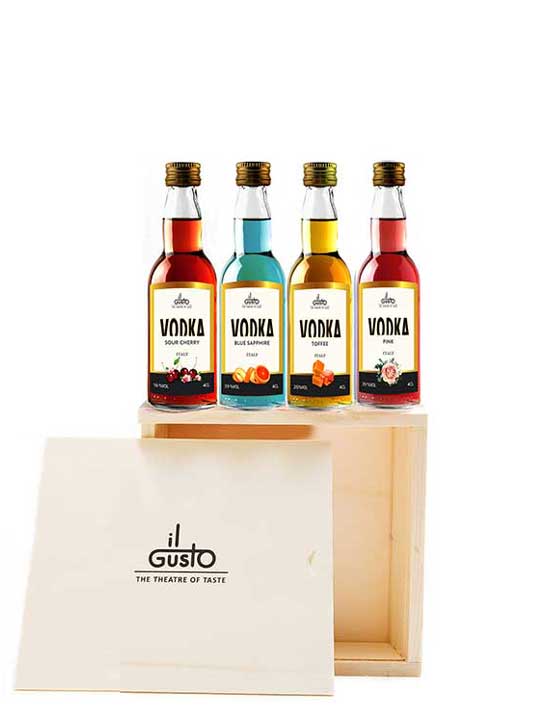 Miniature Vodka Gift Set ( Pack of 4 x 40ml )