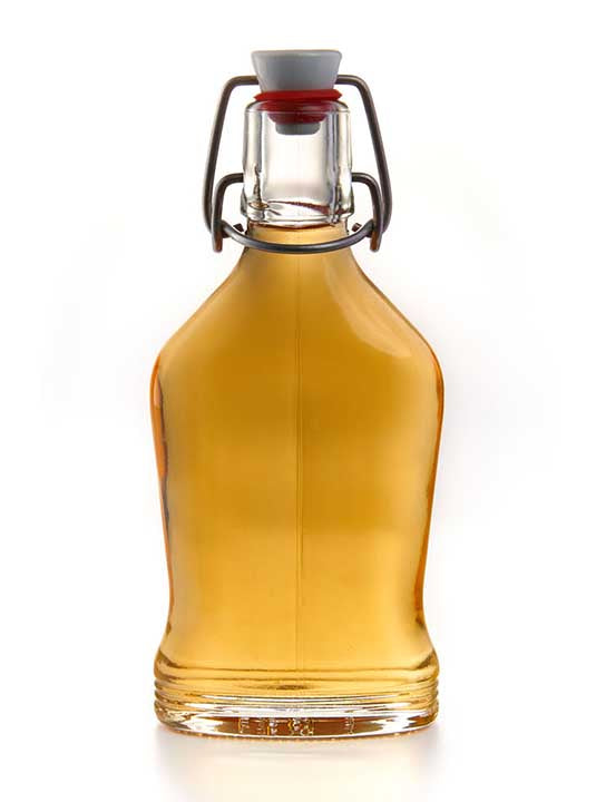 Curve Flask with WHISKY