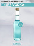 Refill Vodka - Free Recycled Glass Bottle