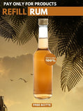 Refill Rum - Free Recycled Glass Bottle