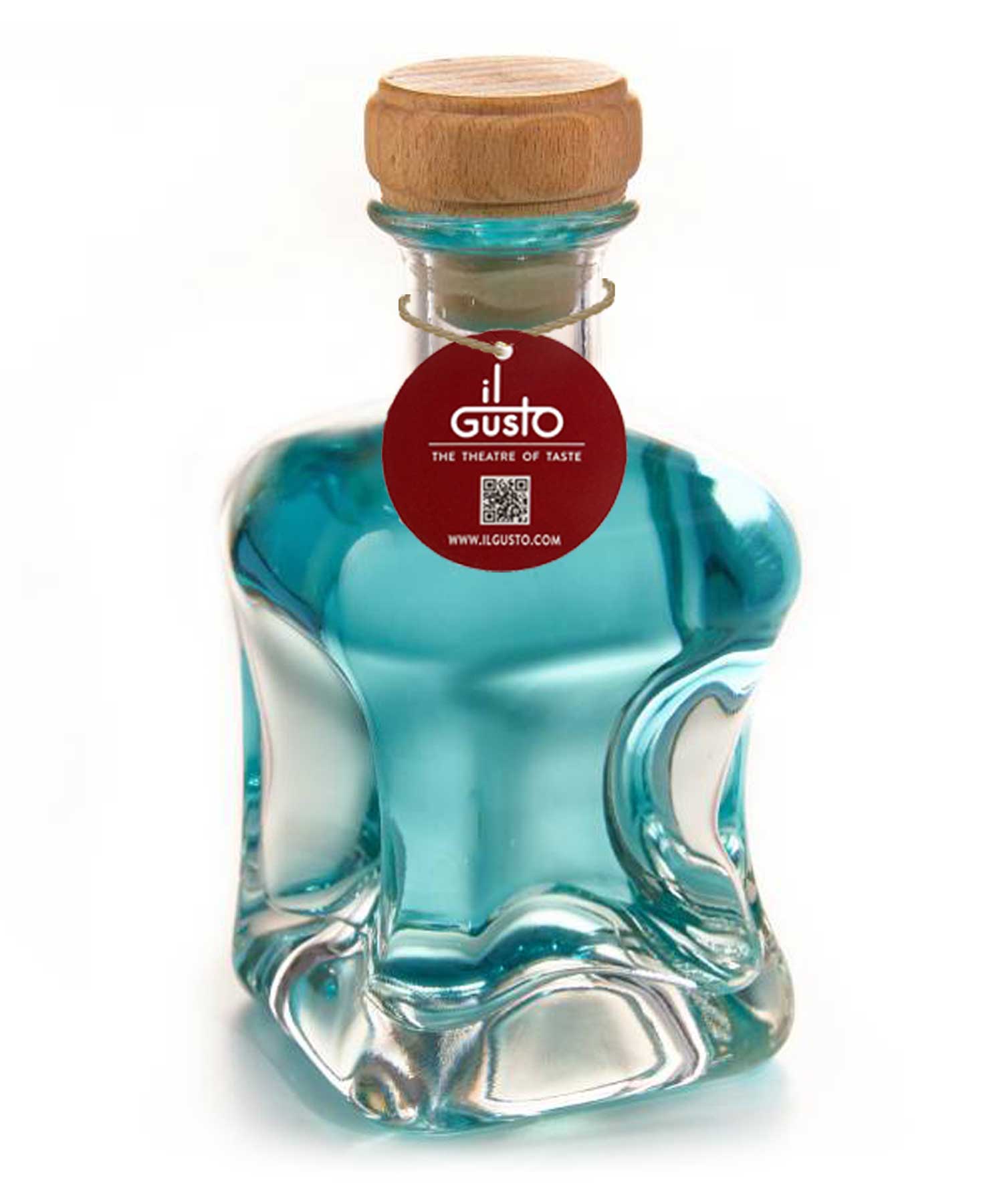 Vodka Gift for Him | Unique modern Bottle with Sapphire Blue Winter Vodka | 350ml | 39% ABV