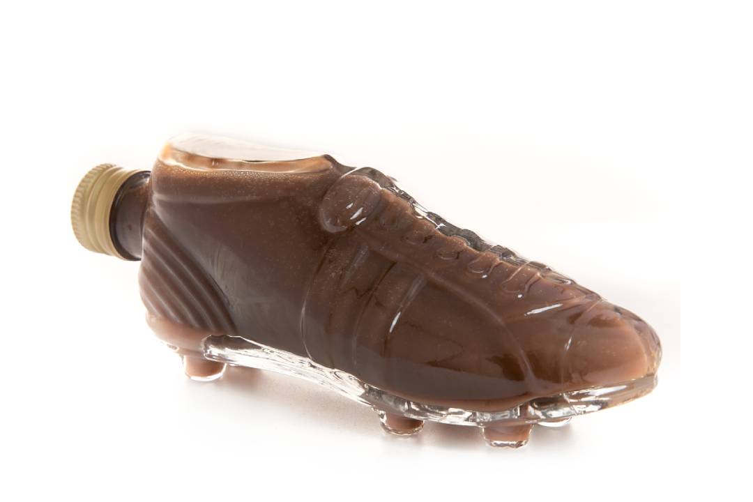 Football Shoe with Creamy Liqueurs