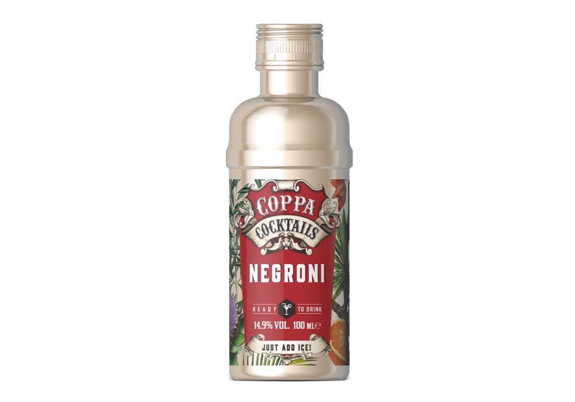 Premium Ready-to-Drink Coppa Cocktails Negroni - 100ml | 14.9% vol