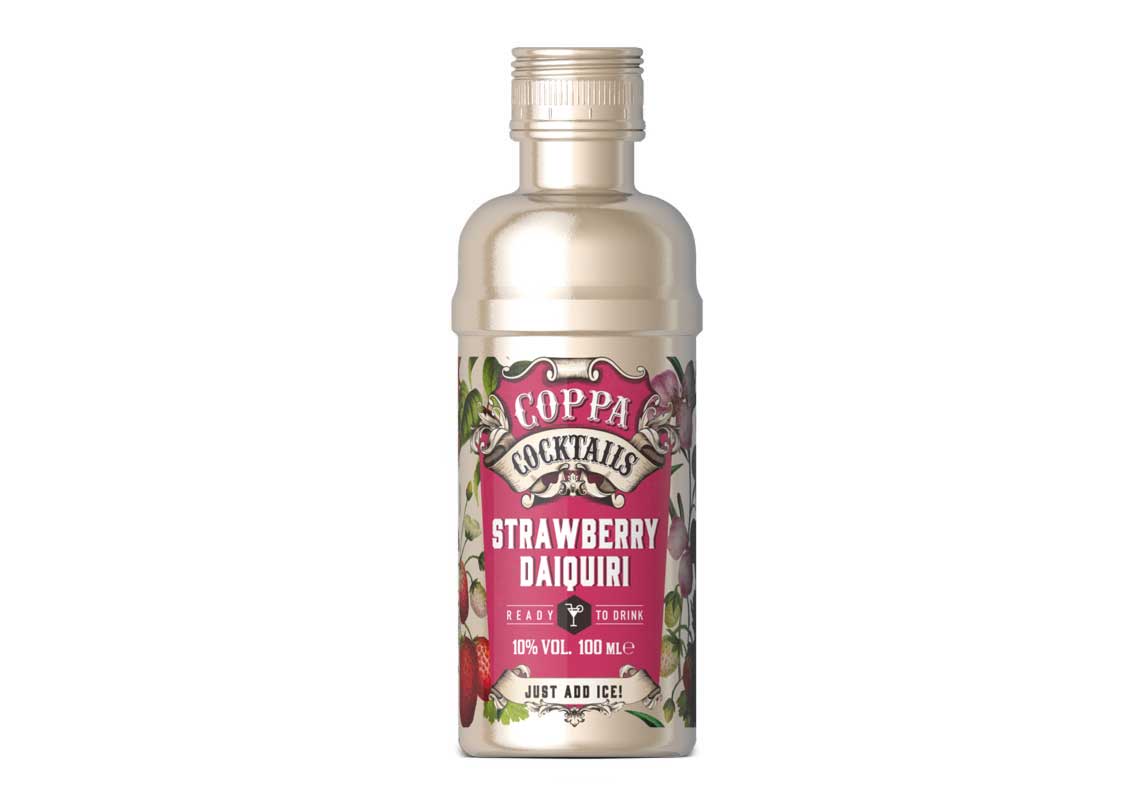 Premium Ready-to-Drink Coppa Cocktails Strawberry Daiquiri - 100ml | 10% vol