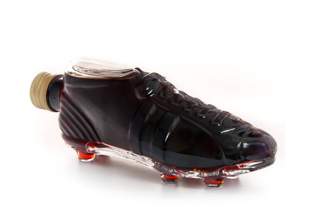 Football Shoe with Fruity Liqueurs