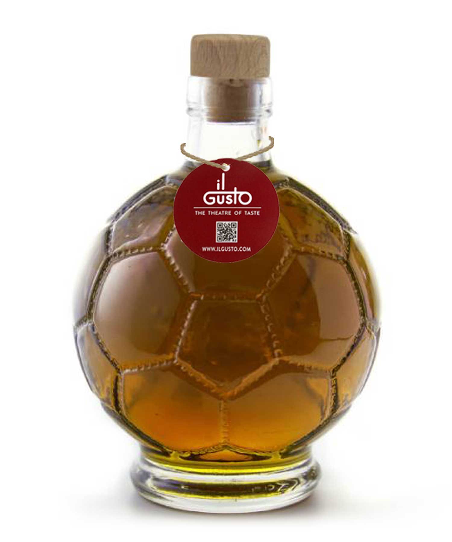 Jamaican Rum Gift for Him | Unique Football Shaped Glass Bottle with Caribbean Rum | 200ml | 39% ABV