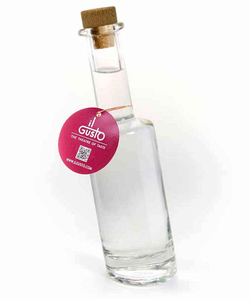 Ouzo Gift | Unique Tilted Shape Glass Bottle | 200ml | 38% ABV