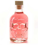 Sambuca Gift | Unique Skull Shaped Glass Bottle with Pink Sambuca | 200ml | 38% ABV