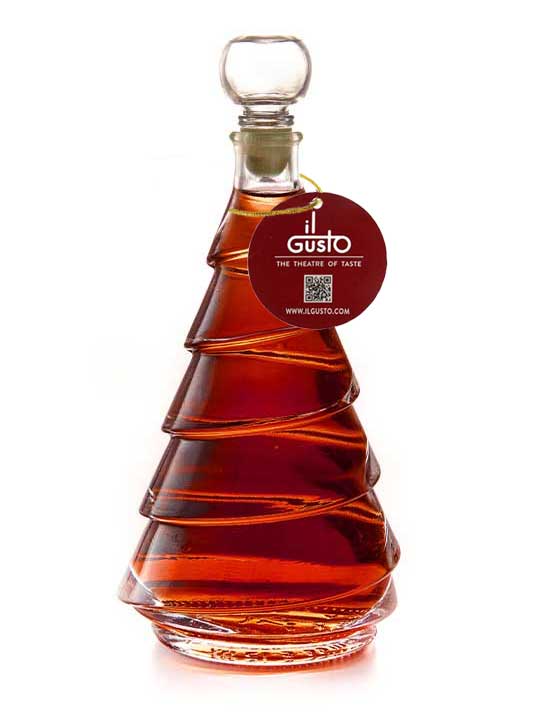 Raspberry Vodka in Round Christmas Tree Shaped Glass Bottle - 200ml - 15%vol