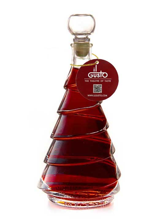 Sour Cherry Vodka in Round Christmas Tree Shaped Glass Bottle - 200ML - 15%vol