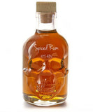 Rum Gift | Unique Skull Shaped Glass Bottle with Spiced Rum | 200ml | 40% ABV