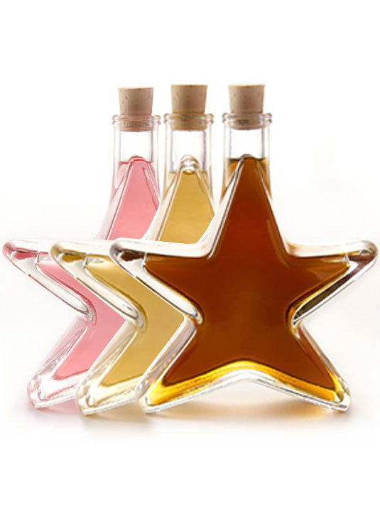 Star Liqueur Set 100ml x 3 (Vineyard Peach Liqueur - Christmas Liqueur - Pink Vodka)