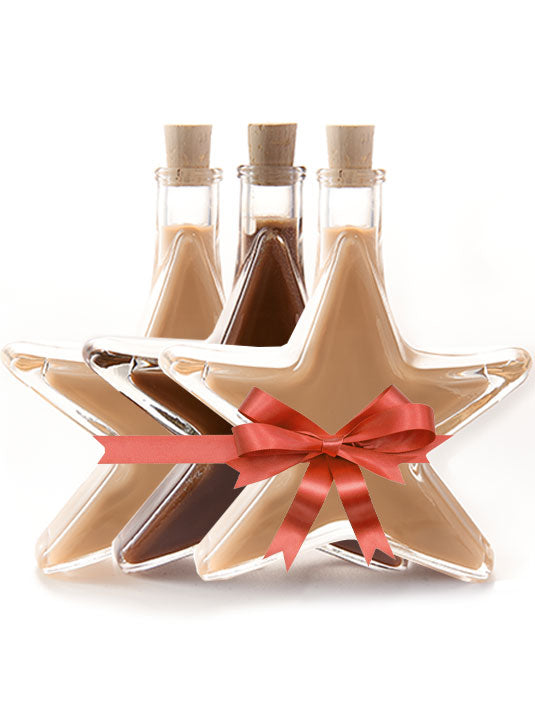 Star Creamy Liqueur Set 100ml x 3 (Whisky Cream, Chocolate Cream, Vanilla Dream)