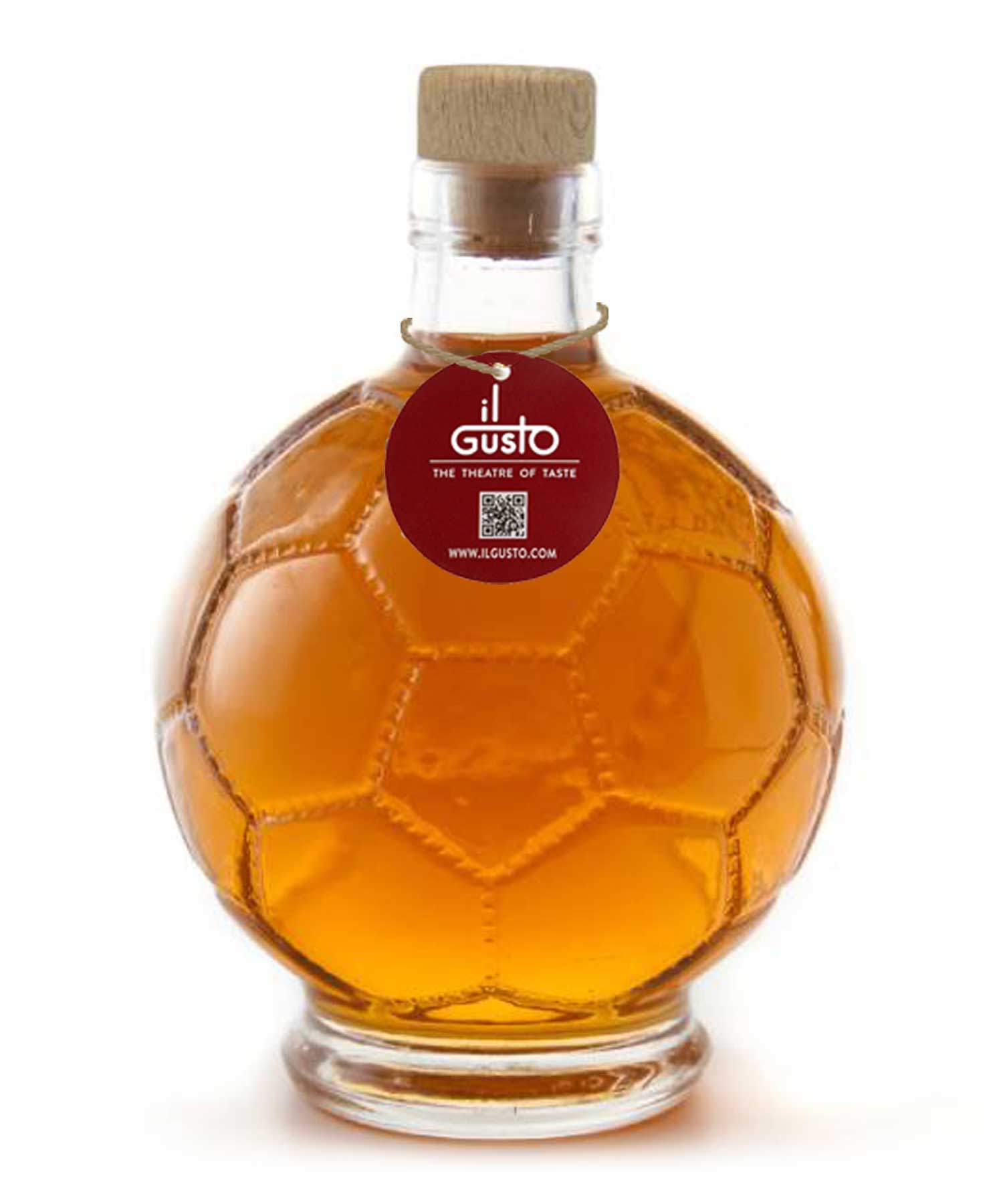 Bourbon Gift for Him | Unique Football Shaped Glass Bottle with Bourbon Whisky | 200ml | 40% ABV