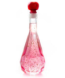 PINK GIN GIFT - CRYSTAL SHAPED GLASS BOTTLE WITH 22 CARAT GOLD FLAKES - 500ML - 20%