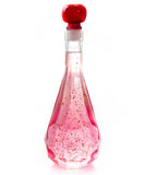 PINK VODKA GIFT - CRYSTAL SHAPED GLASS BOTTLE WITH 22 CARAT GOLD FLAKES - 500ML - 20%