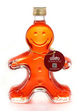 Blood Orange Gin in Gingerbread Man Shaped Glass Bottle - 32%Vol