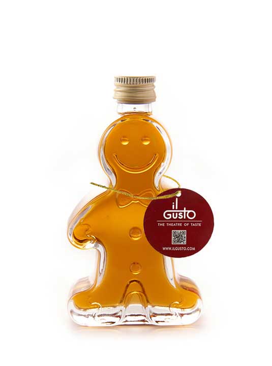 Toffee Vodka in Gingerbread Man Shaped Glass Bottle - 26%vol