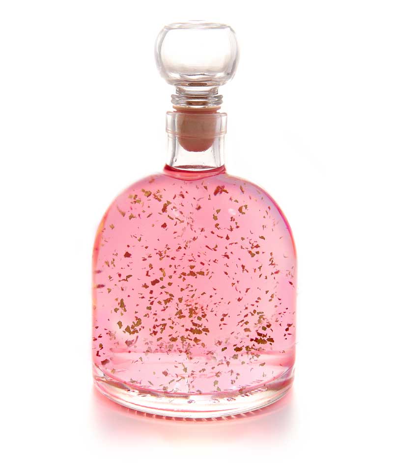 Snow Globe Pink Vodka Liqueur with 22kt edible gold - 500ML - 20% VOL