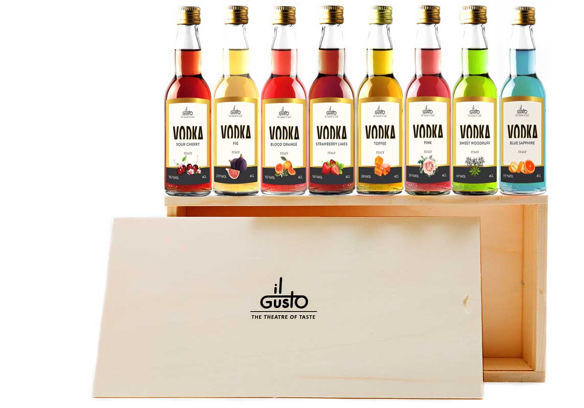 Miniature Vodka Gift Set ( Pack of 8 x 40ml )