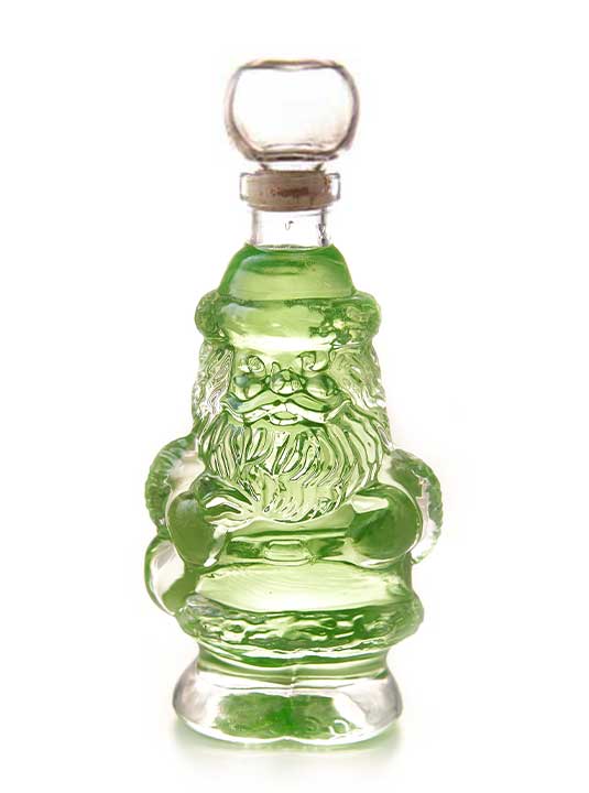 Lime Basil Gin in Santa Shaped Glass Bottle - 100ML - 25%vol