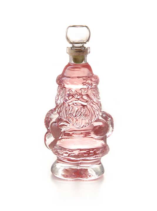 Pink Gin in Santa Shaped Glass Bottle - 100ML - 40%Vol